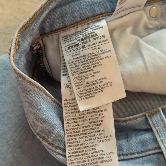 LEVI'S Wedgie Skinny Jeans, High-Rise | Distressed Jeans | Size 28 - Picture 8 of 12